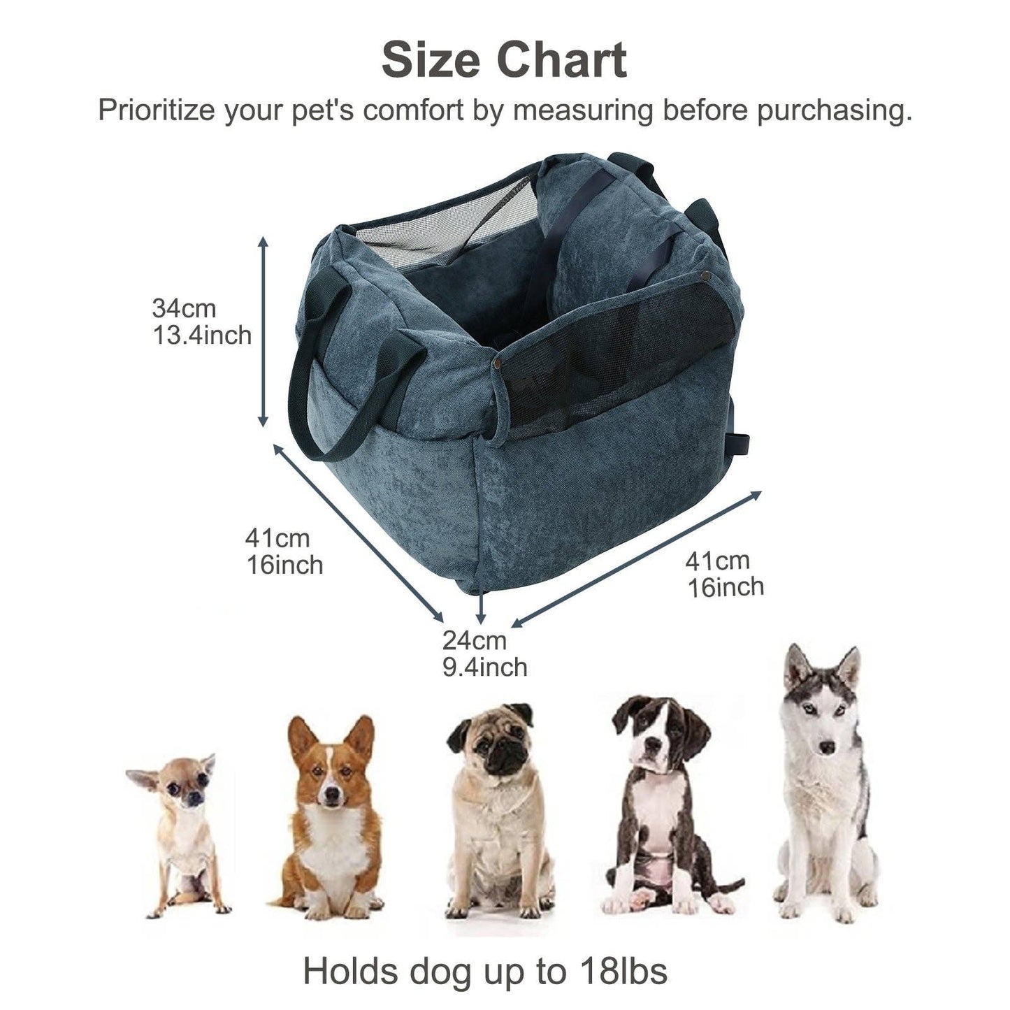 Puff Guard Luxury Dog Car Seat
