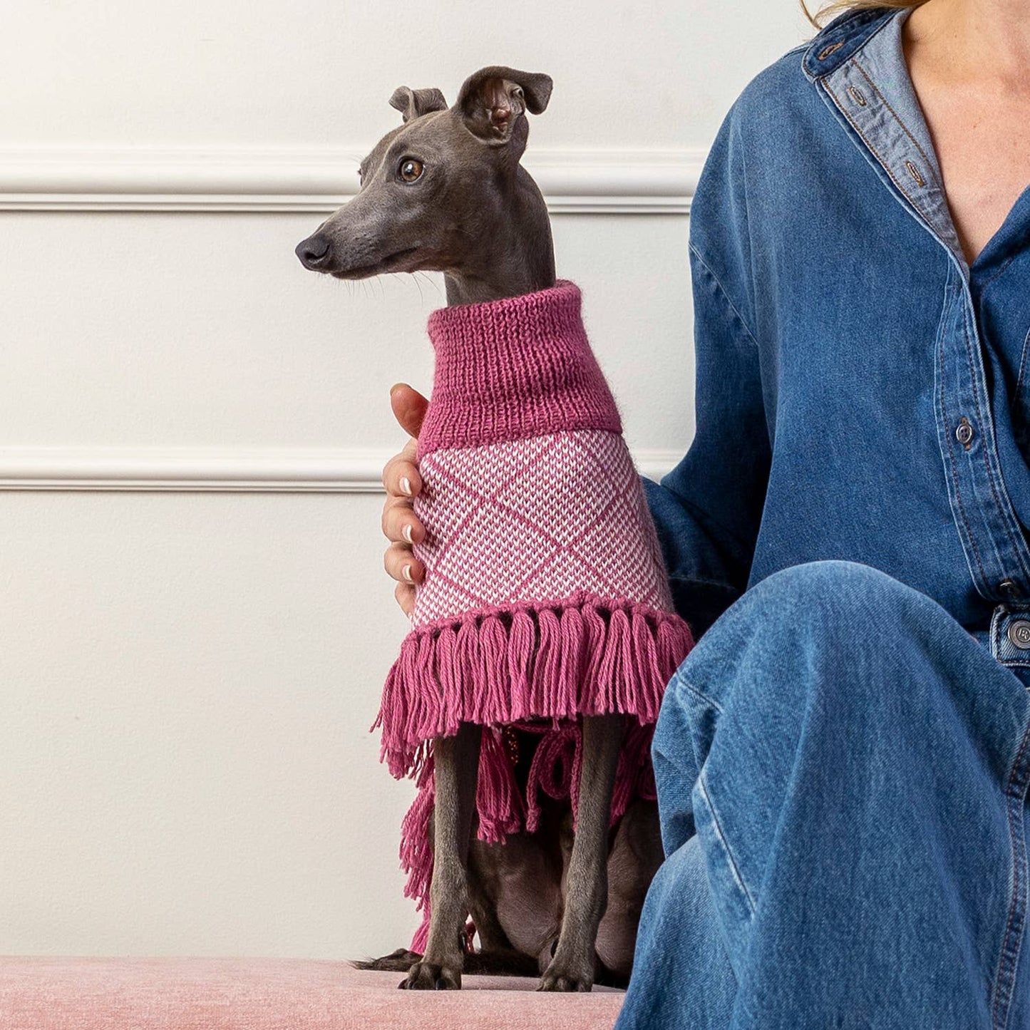 Statement Pink Alpaca Wrap - New