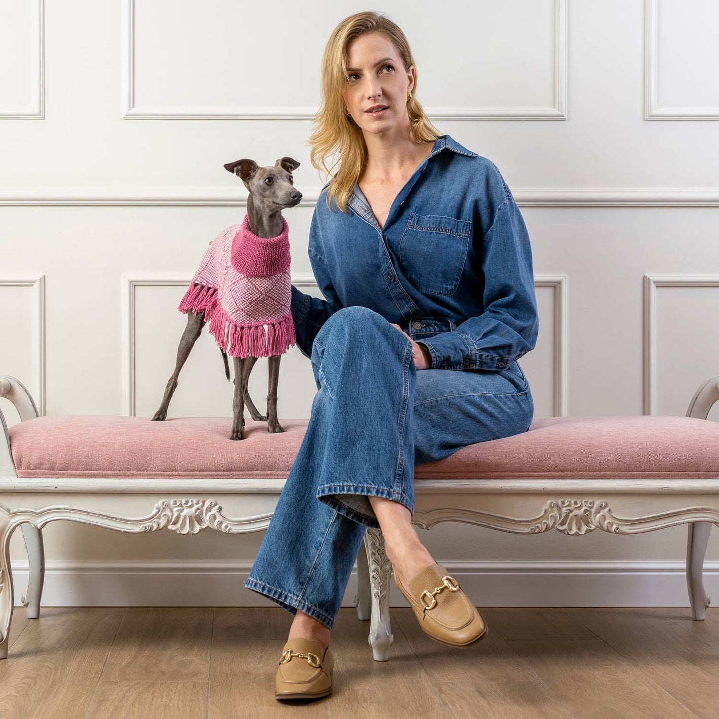 Statement Pink Alpaca Wrap - New