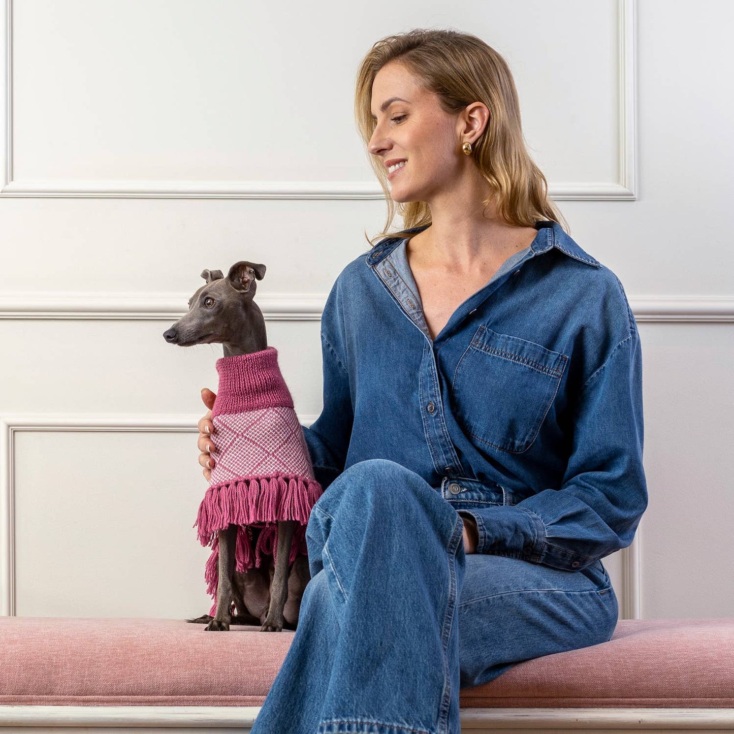 Statement Pink Alpaca Wrap - New