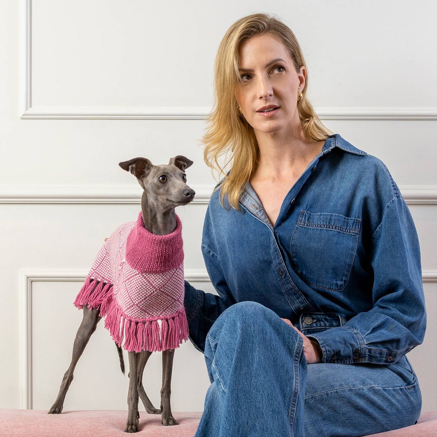 Statement Pink Alpaca Wrap - New