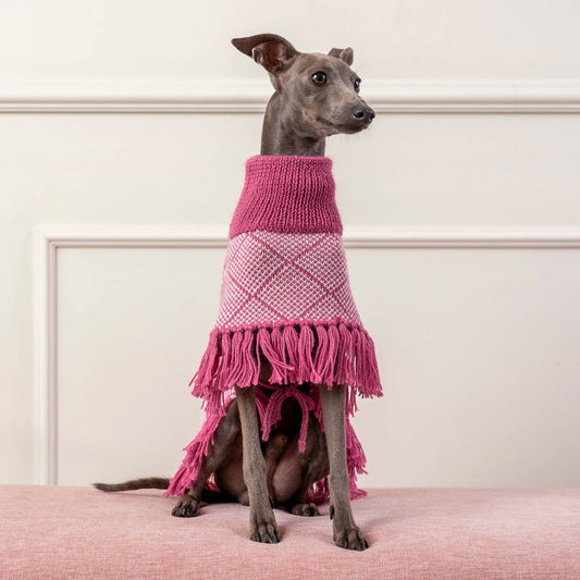Statement Pink Alpaca Wrap - New