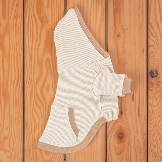 Organic Cotton Waffle Hoodie